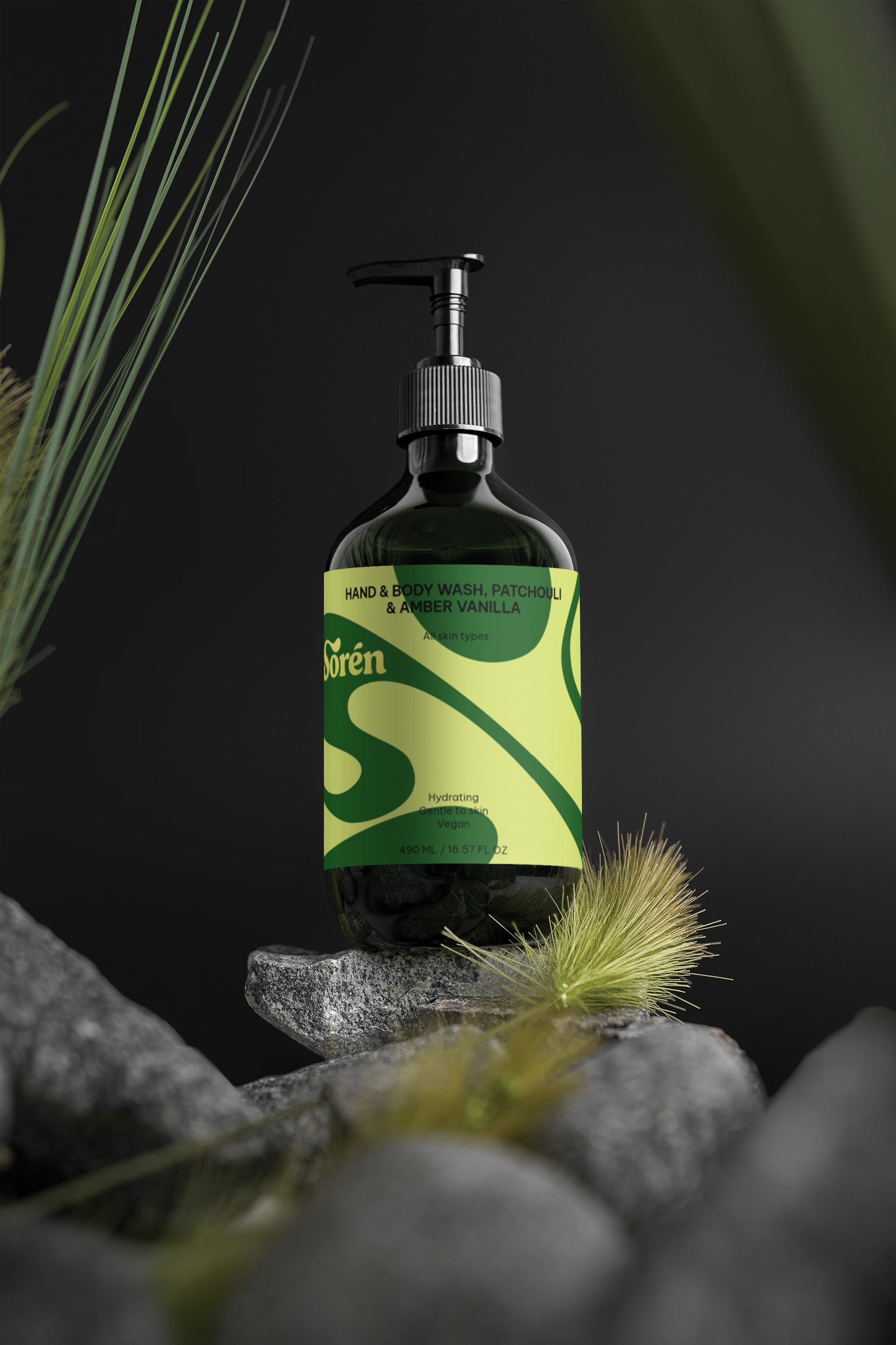 Hand & Body Wash, Patchouli & Amber Vanilla