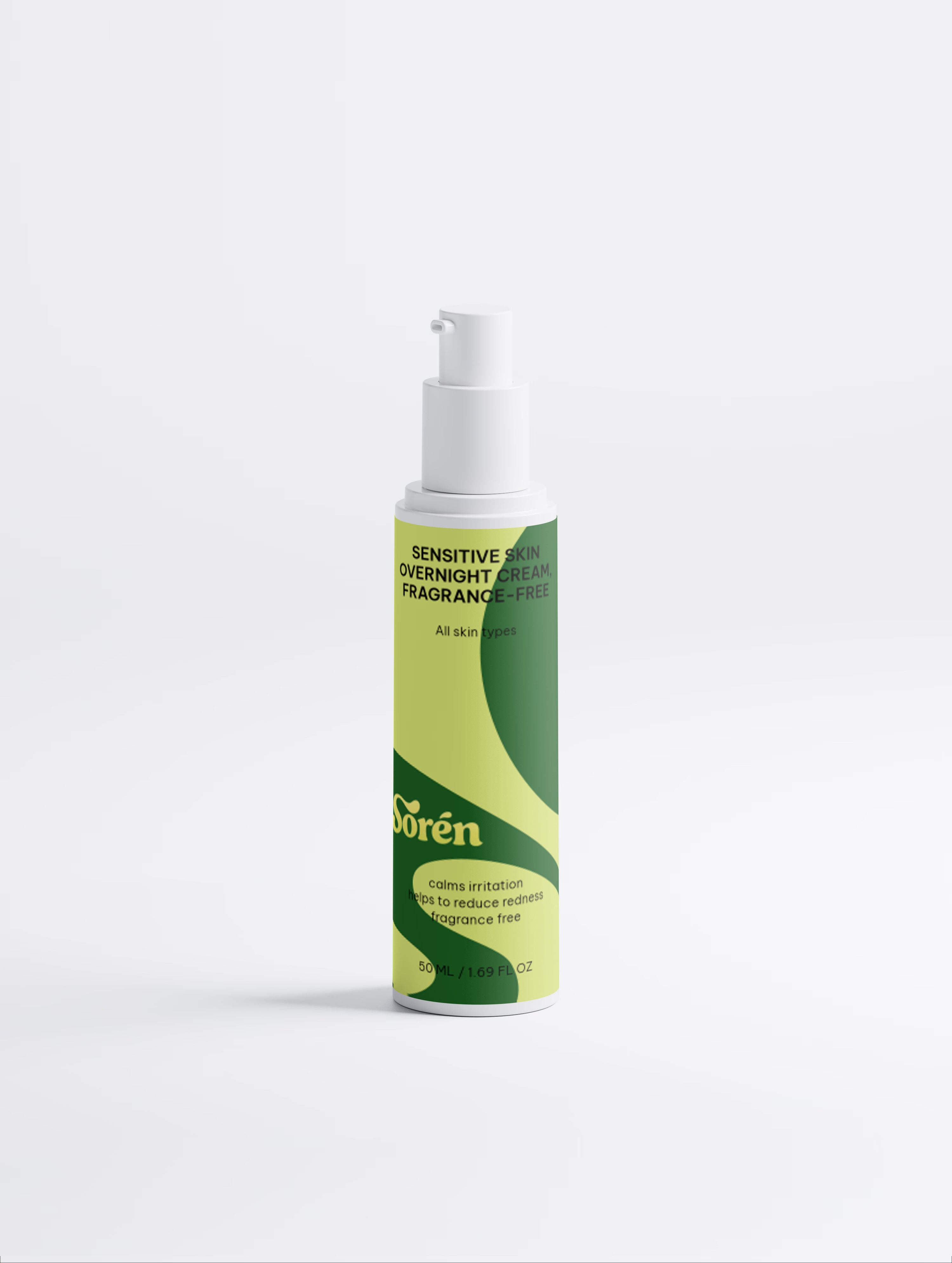 Sensitive Face Skin Overnight Cream, Fragrance-Free