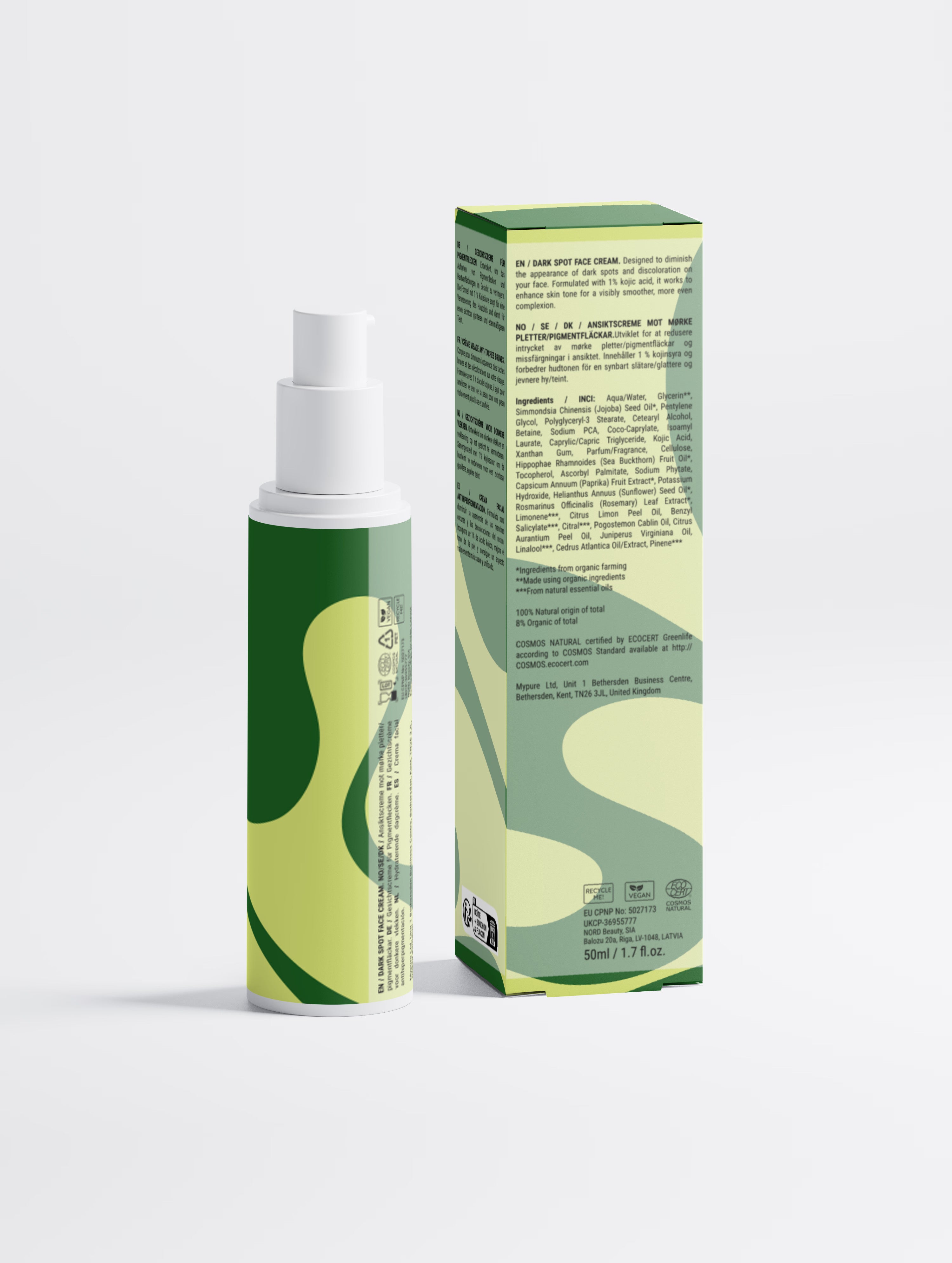 Dark Spot Face Cream with Kojic Acid