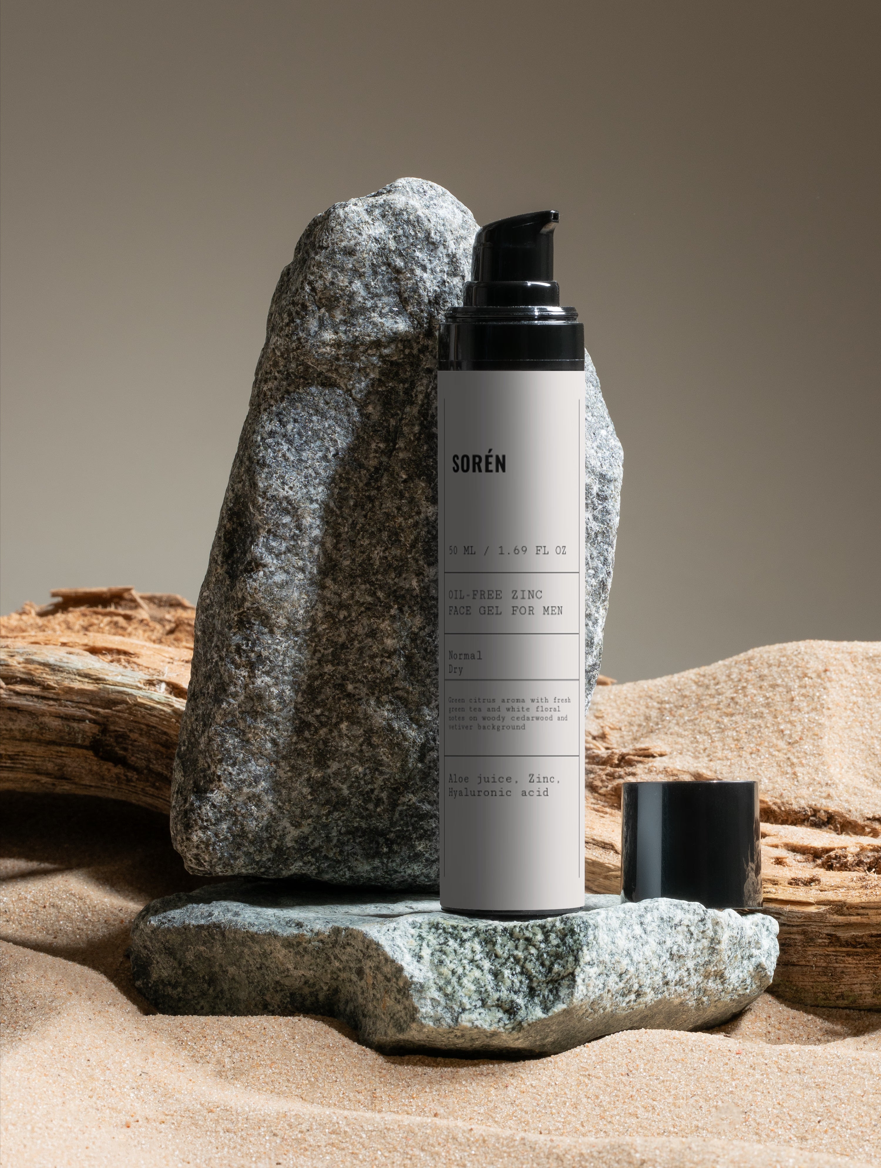 Oil-Free Zinc Face Gel for Men