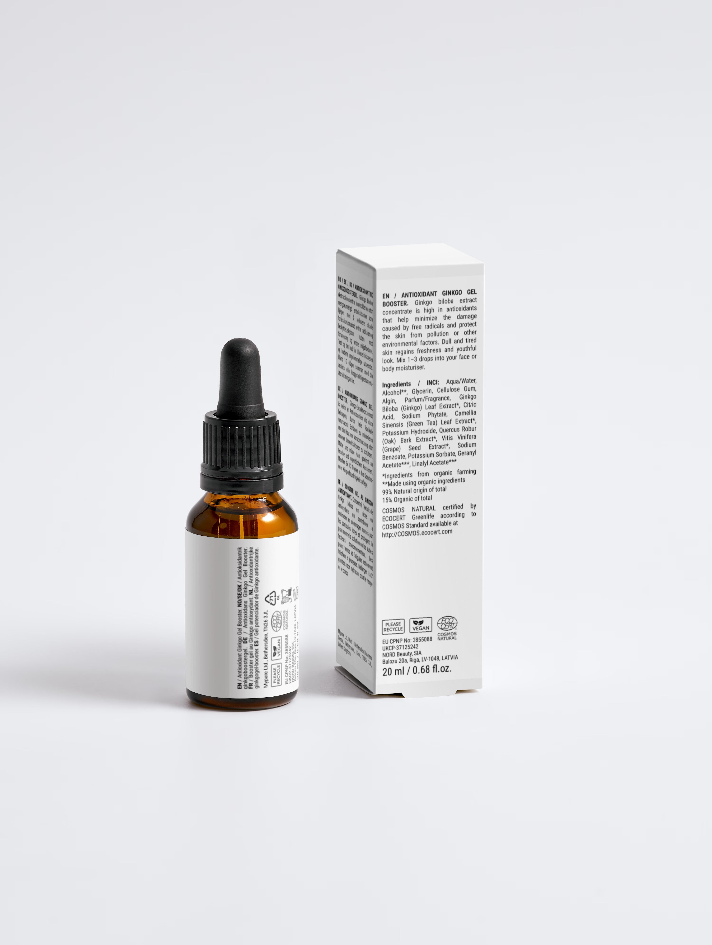 Antioxidant Ginkgo Gel Booster