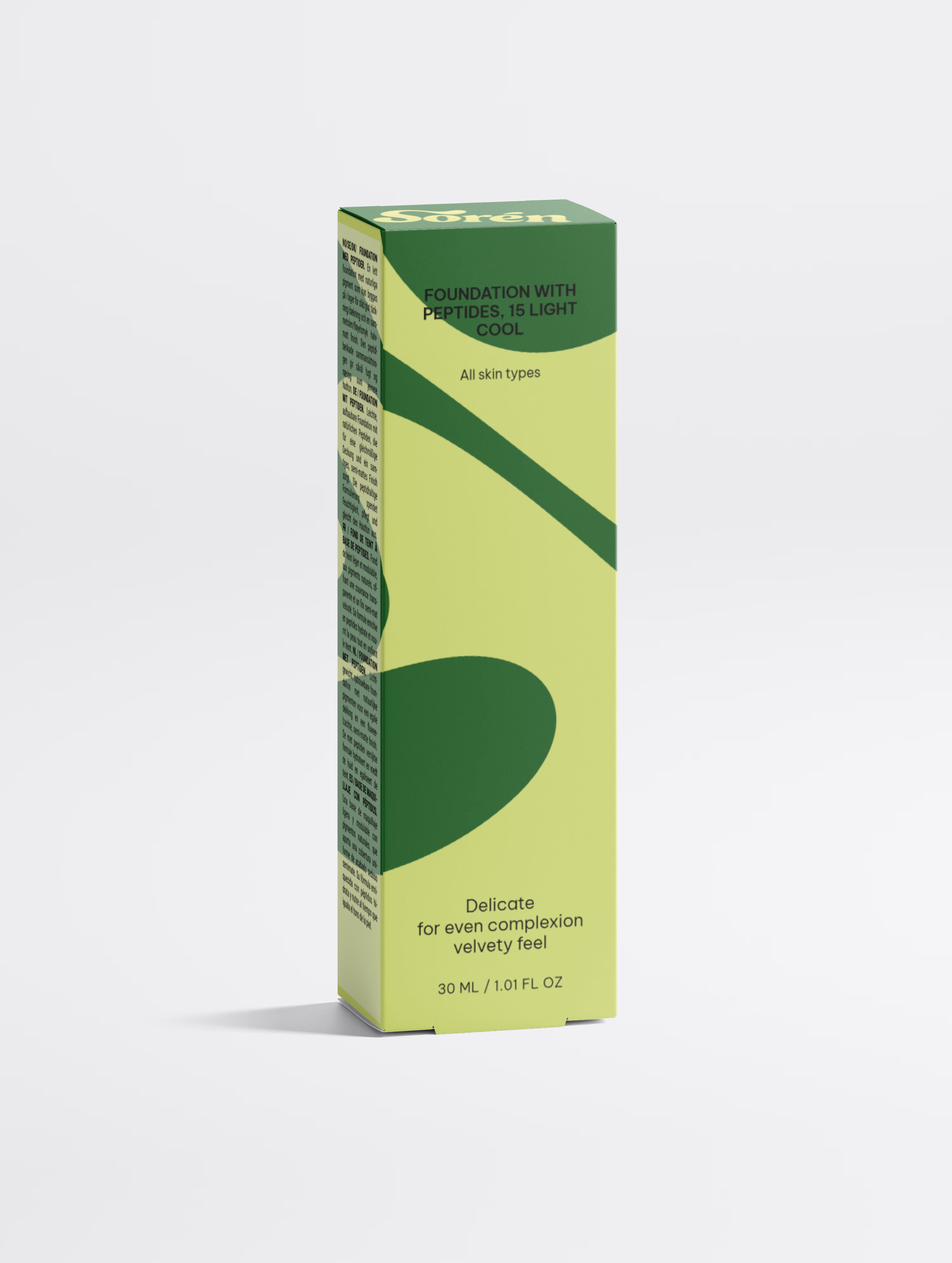 Makeup Foundation with Peptides, 15 Light Cool