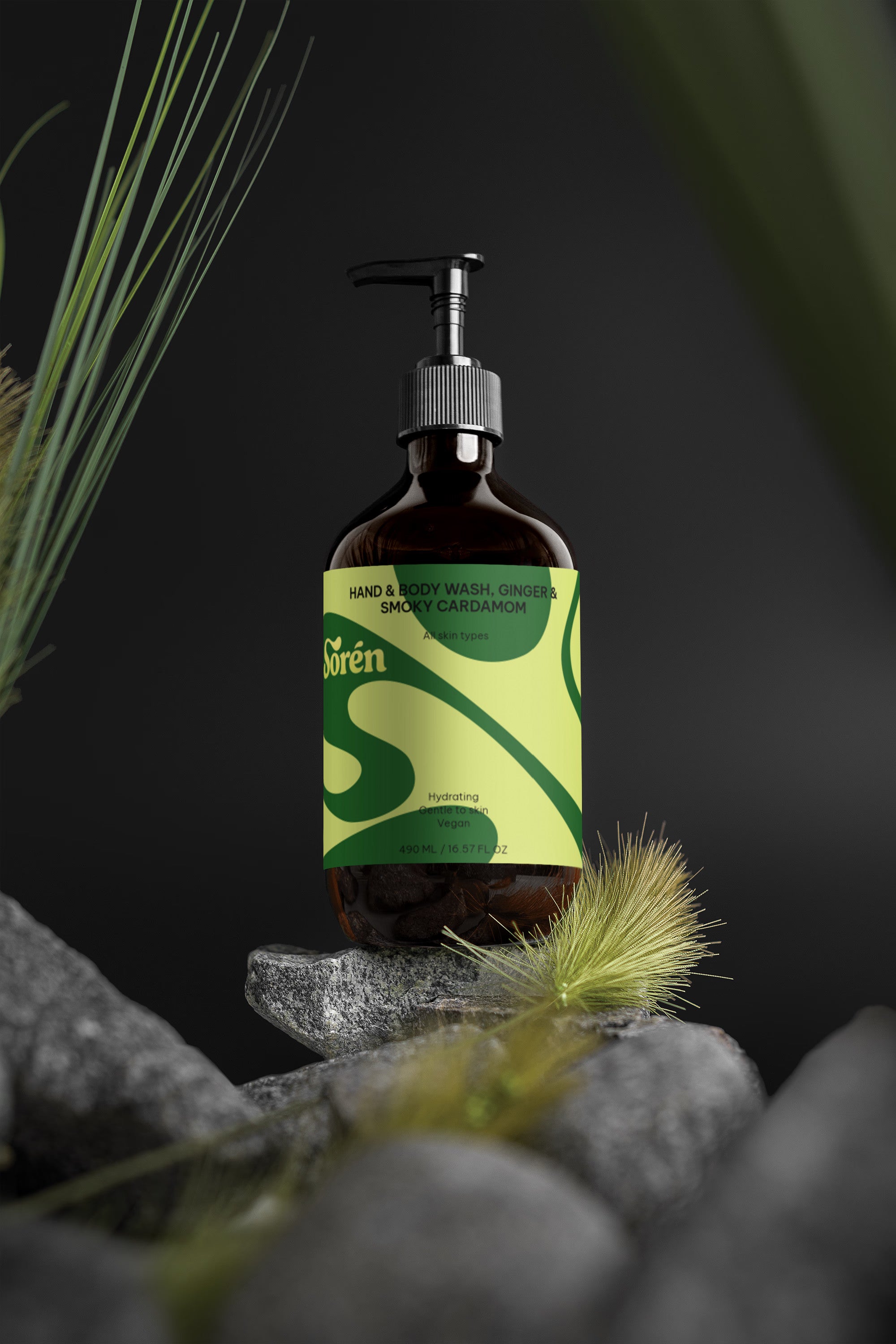Hand & Body Wash, Ginger & Smoky Cardamom