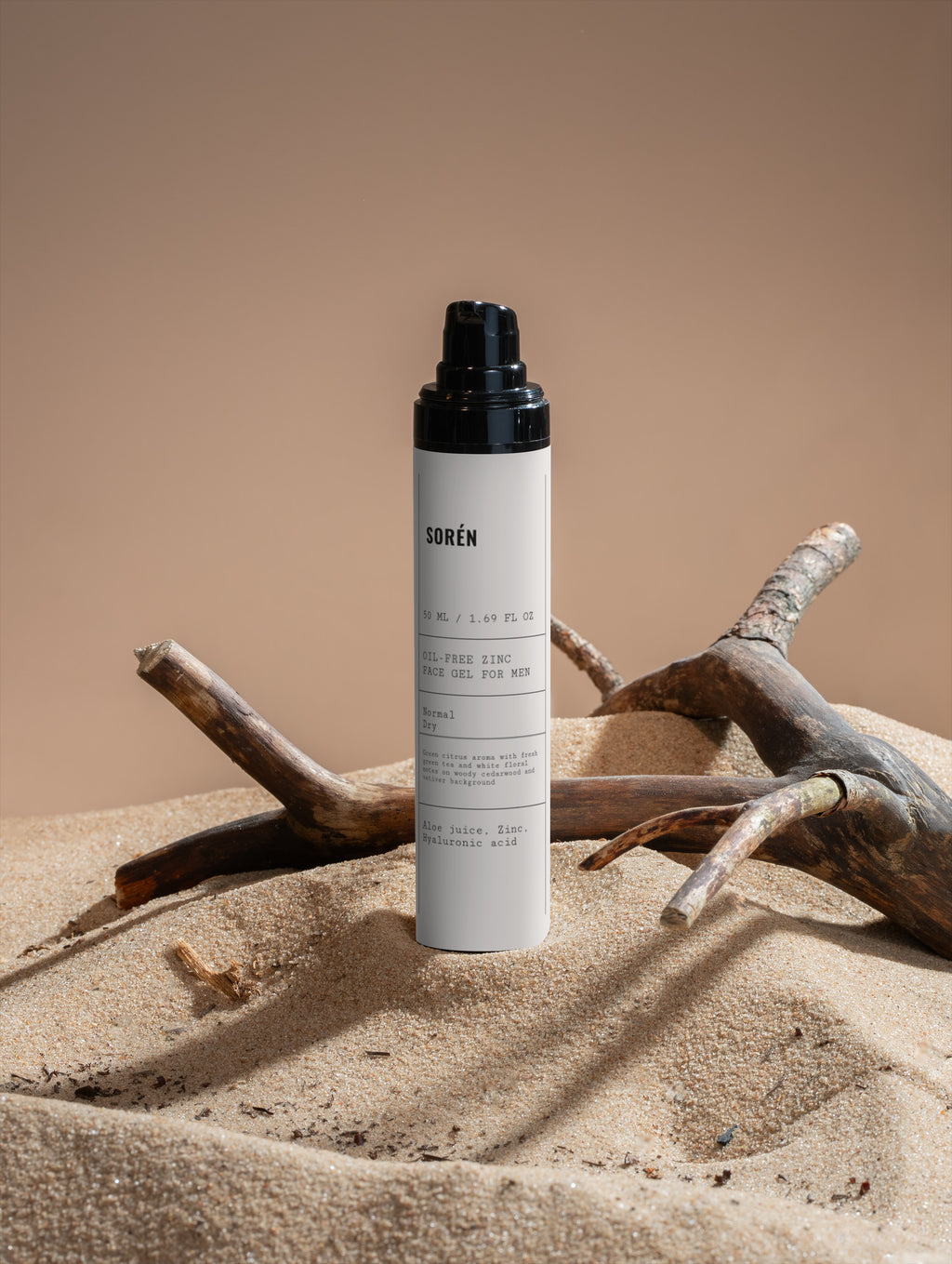 Oil-Free Zinc Face Gel for Men